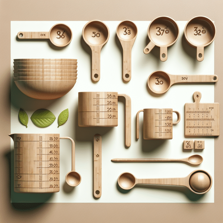 Sustainable Measuring Cups and Spoons for Less Waste