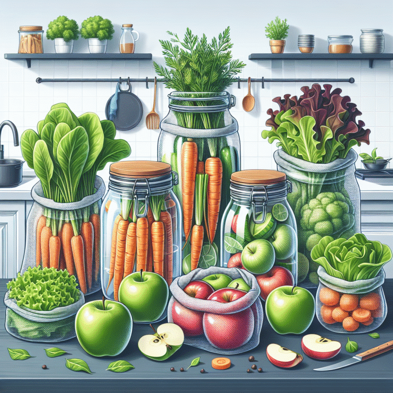 sustainable methods to extend the life of fresh produce