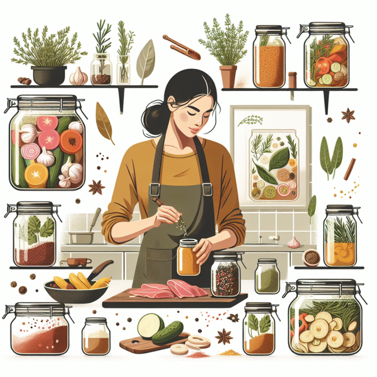 DIY natural food preservations using herbs and spices